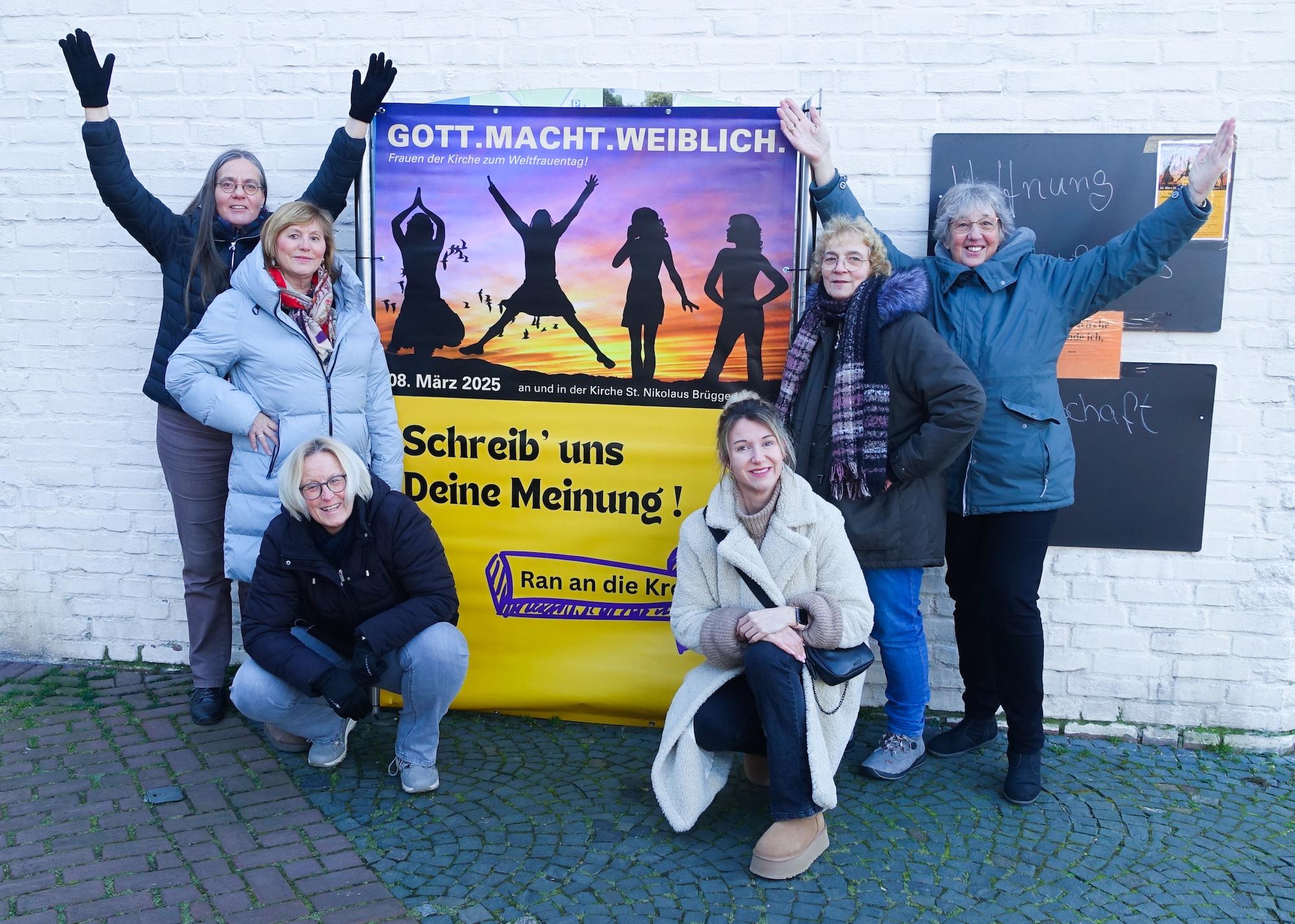 Das Team von links nach rechts: Gemeindereferentin Katrin Hollmann, Monika Wolf, Michaela Bongartz, Luca Bongartz, Beate Schmitz und Ingrid Graw.