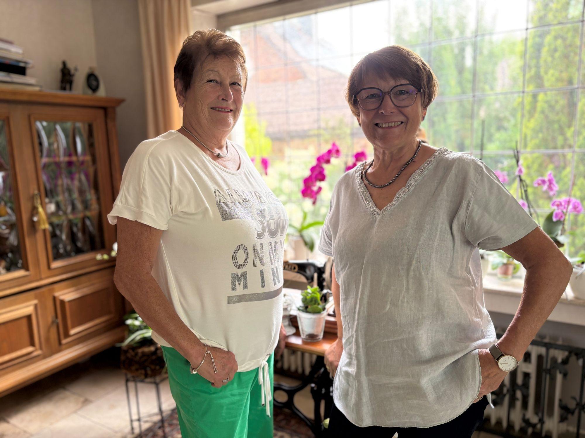 Maria Lonnendonker (l.) und Anita Jepkens arbeiten im kfd-Vorstand.