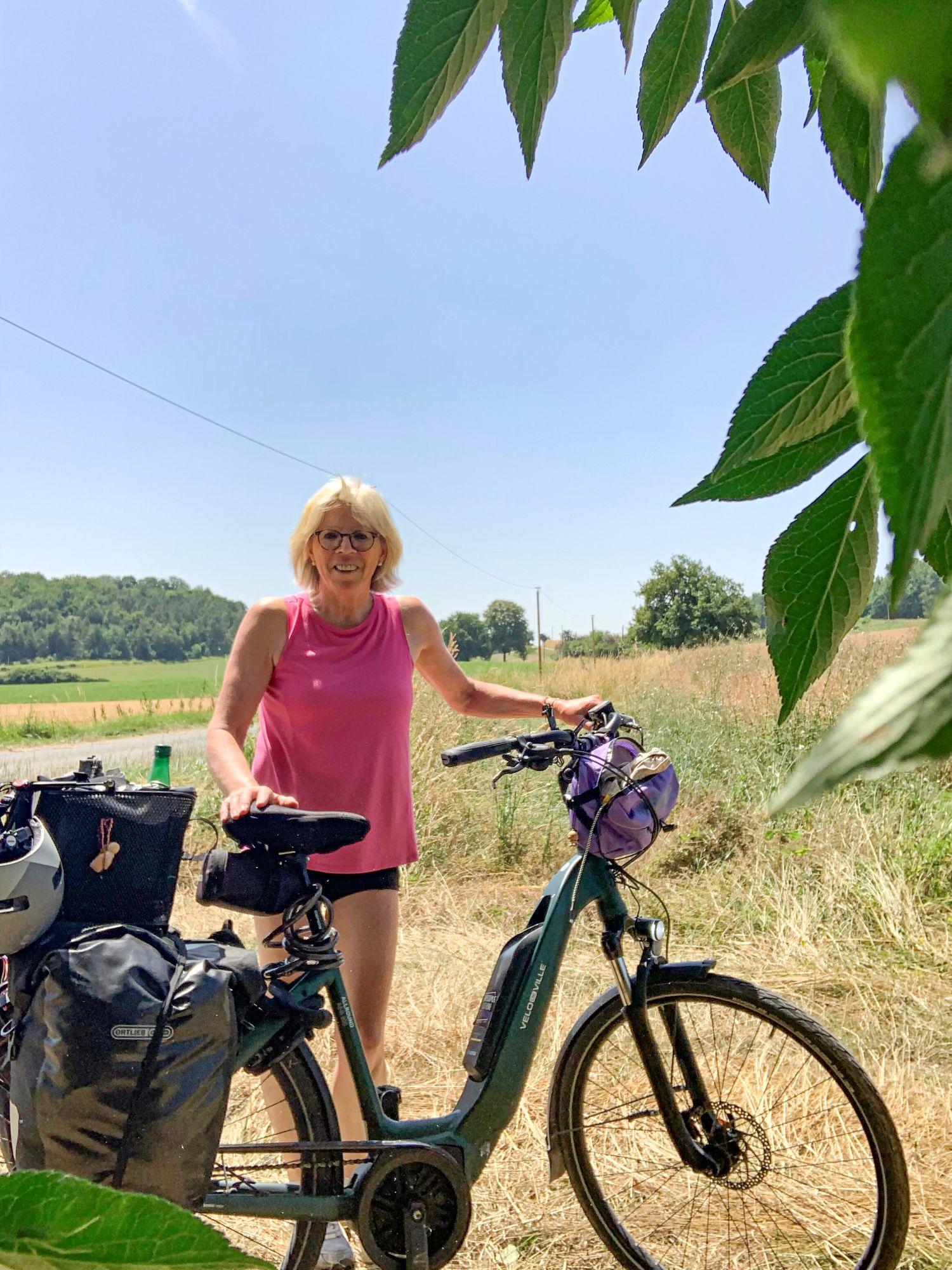 Kilometer 1000 geschafft: Friederike Hollenberg ist auf dem Weg nach Santiago.