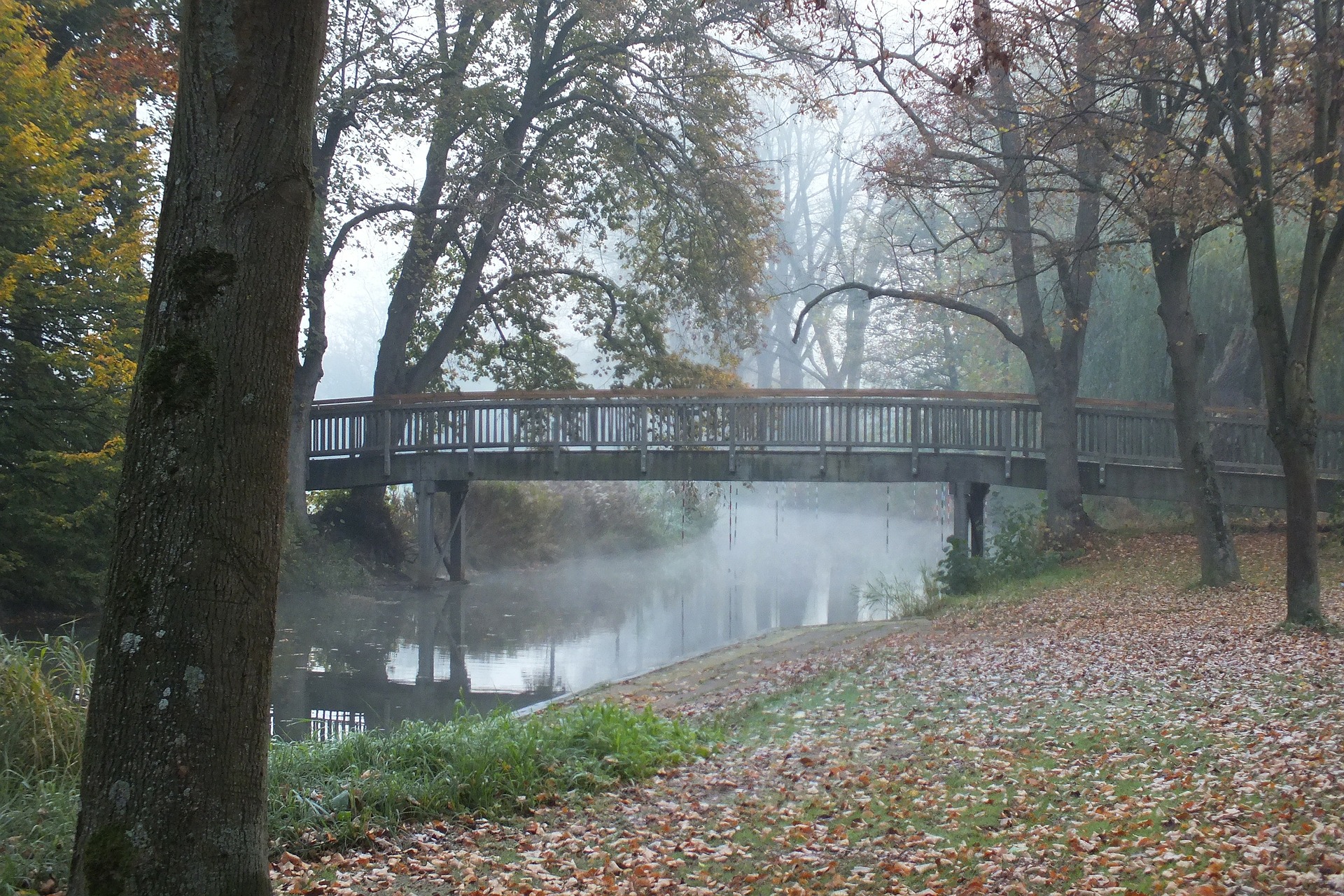 Brücke im Nebel (c) Bild von jellaklauke auf Pixabay