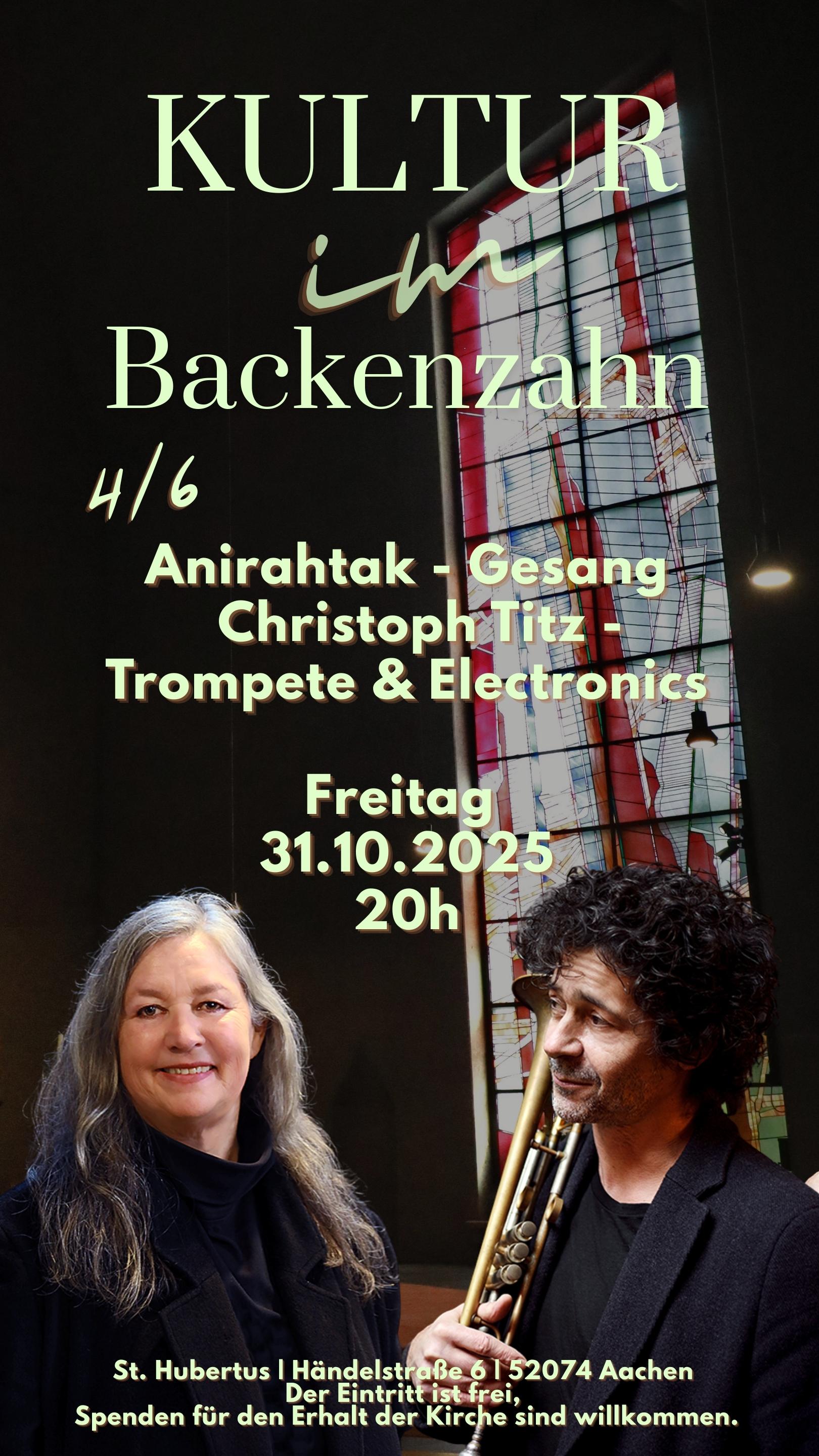 Anirahtak (voc) & Christoph Titz (tp, electr.)