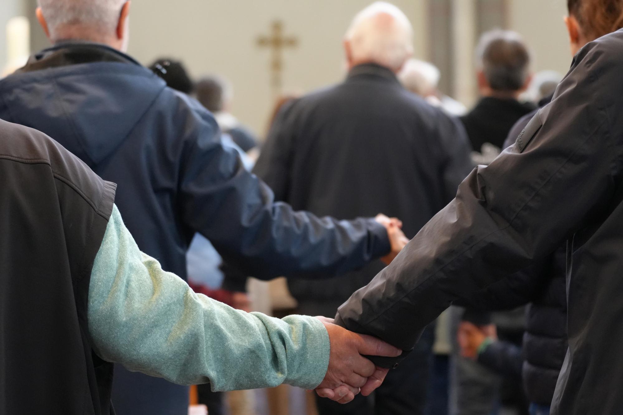 Delegation beim Gottesdienst in St. Josef Aachen (5. Okt. 2025)